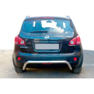 Задня дуга AK007 (нерж.) Nissan Qashqai 2010-2014 рр. фото 1
