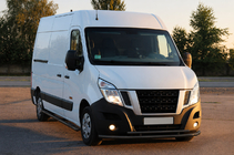Renault Master 2011-2023 рр. Передній захист ST016 Black (нерж.) фото 1