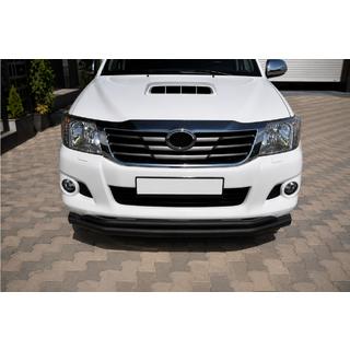 Передній захист ST017 Black (нерж.) Toyota Hilux 2006-2015 рр. фото 1