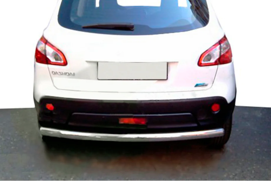 Nissan Qashqai 2010-2014 рр. Задня дуга пряма (нерж.) Фото 2