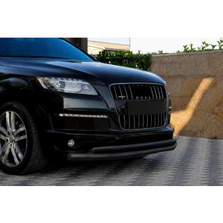 Передній захист ST017 Black (нерж.) Audi Q7 2005-2015 рр. фото 3