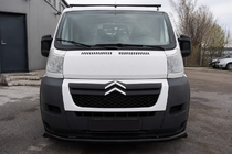 Fiat Ducato 2006-2025 рр. Передня дуга ST008 Black (нерж.) фото 1