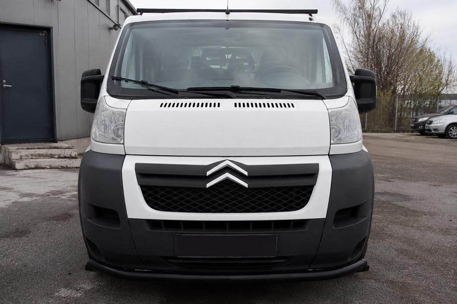 Opel Movano 2021- рр. Передня дуга ST008 Black (нерж.) Image