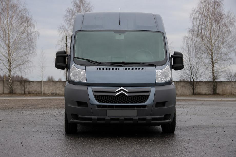 Peugeot Boxer 2006-2025 рр. Передня дуга ST015 Black (нерж.) Фото 2