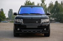 Range Rover III L322 2002-2012 рр. Передня дуга ST015 Black (нерж.) фото 2