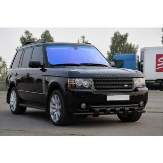 Передня дуга ST015 Black (нерж.) Range Rover III L322 2002-2012 рр. фото 3