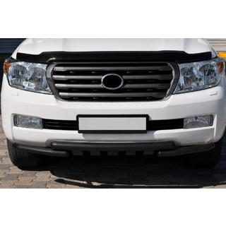 Передня дуга ST015 Black (нерж.) Toyota Land Cruiser 200 2007-2021 рр. фото 2
