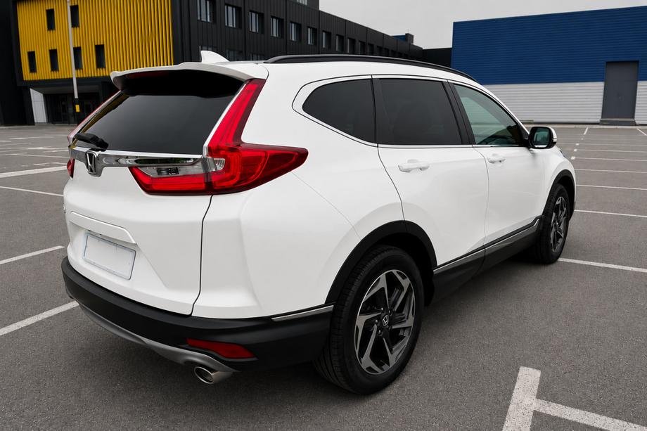Honda CRV 2017-2022 рр. Інтегровані рейлінги чорні OEM (Алюміній) Фото 3