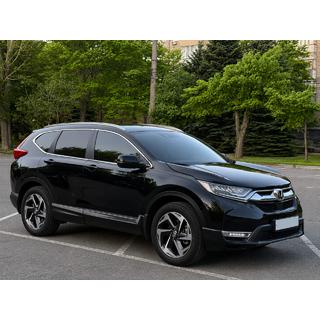 Інтегровані рейлінги сірі OEM (Алюміній, установка на клей) Honda CRV 2017-2022 рр. фото 2