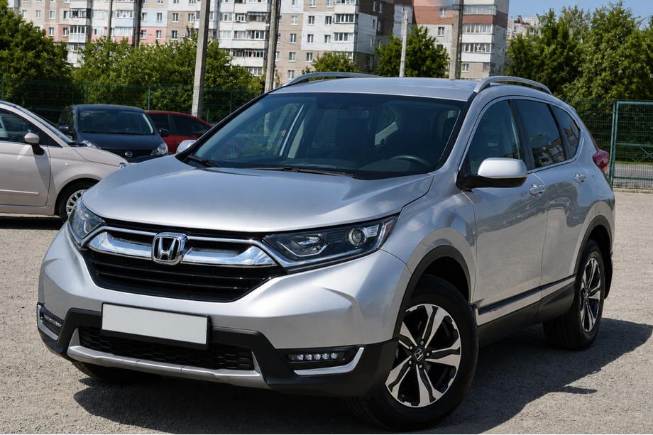 Honda CRV 2017-2022 рр. Рейлінги сірі OEM (Алюміній) Фото 1