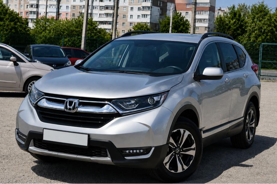 Honda CRV 2017-2022 рр. Рейлінги чорні OEM (Алюміній) Фото 1