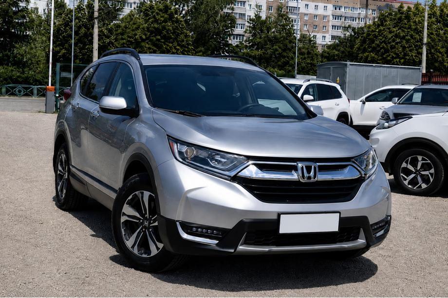 Honda CRV 2017-2022 рр. Рейлінги чорні OEM (Алюміній) Фото 3