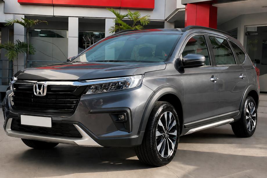 Honda BR-V 2021- рр. Інтегровані рейлінги чорні OEM (Алюміній) Фото 1