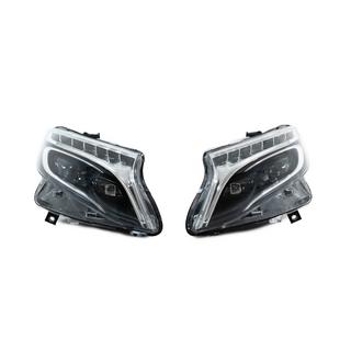 Передні фари V-class дизайн LED (для V-class 2 шт) Mercedes Vito/V-class W447 2014- рр. фото 3