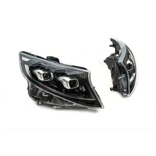 Передні фари 2025 Design LED (для V-class, 2 шт) Mercedes Vito/V-class W447 2014- рр. фото 4