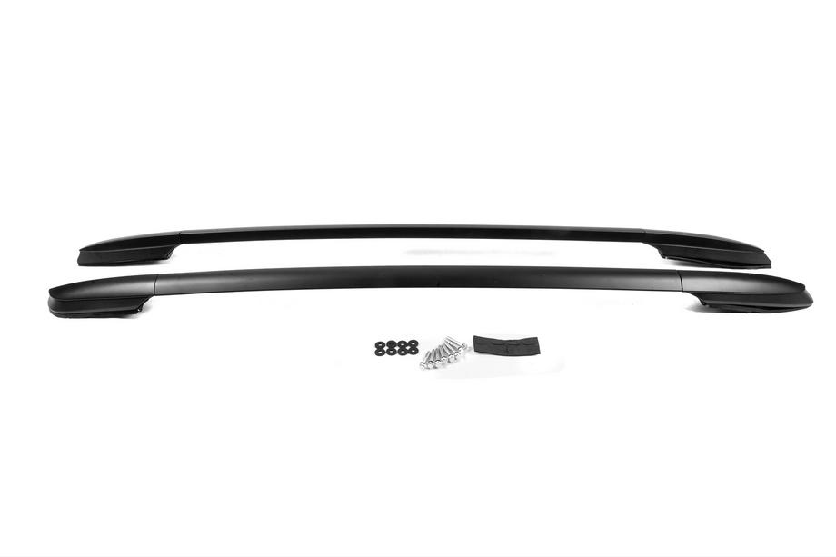 Toyota Rav 4 2013-2018 рр. Рейлінги чорні OEM (Алюміній, встановлення на болти) Фото 3