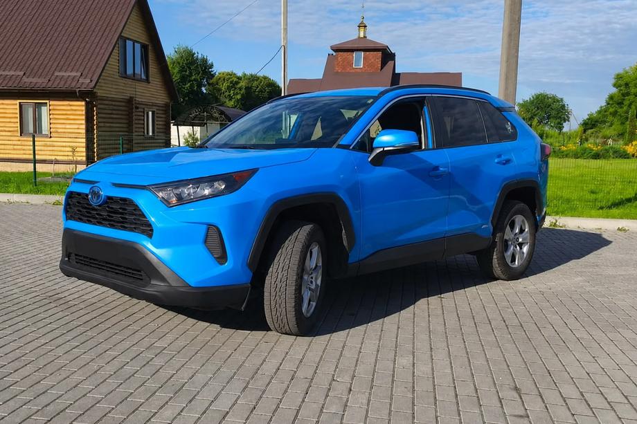 Toyota Rav 4 2019-2025 рр. Інтегровані рейлінги чорні OEM (ABS-пластик) Фото 2