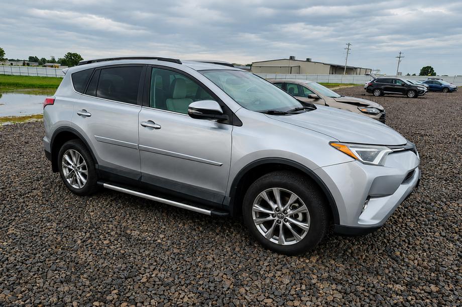 Toyota Rav 4 2019-2025 рр. Рейлінги чорні OEM (Алюміній) Фото 2