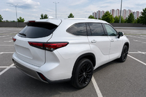 Toyota Highlander 2019- рр. Рейлінги сірі OEM (ABS-пластик) фото 2