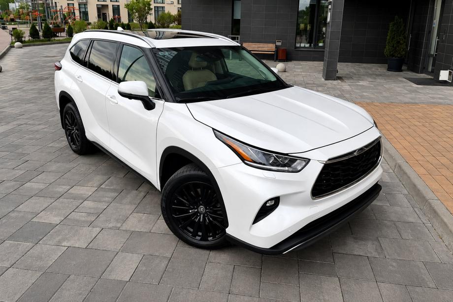 Toyota Highlander 2019- рр. Рейлінги сірі OEM (ABS-пластик) Image