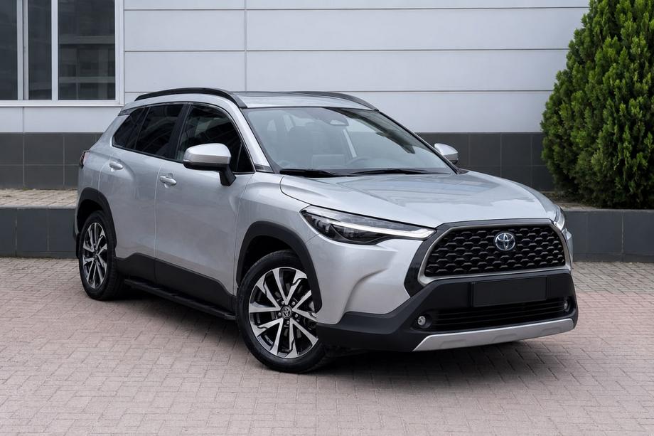 Toyota Corolla Cross 2020- рр. Інтегровані рейлінги чорний OEM (Алюміній) Фото 1