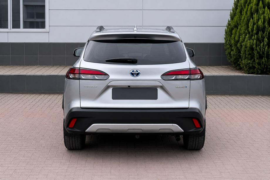 Toyota Corolla Cross 2020- рр. Інтегровані рейлінги чорний OEM (Алюміній) Фото 3
