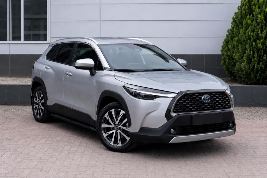Toyota Corolla Cross 2020- рр. Інтегровані рейлінги сірі OEM (Алюміній) Фото 1