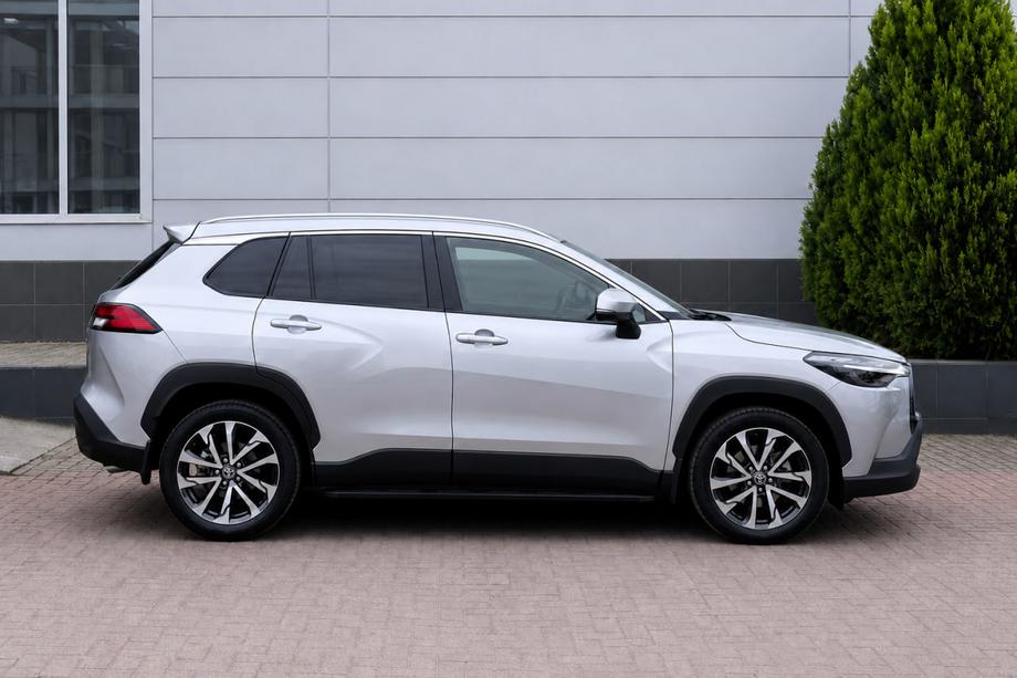 Toyota Corolla Cross 2020- рр. Інтегровані рейлінги сірі OEM (Алюміній) Фото 2