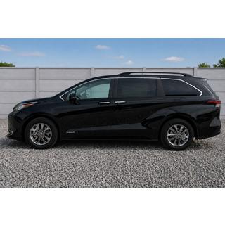 Інтегровані рейлінги чорні OEM (Алюміній) Toyota Sienna 2020- рр. фото 1