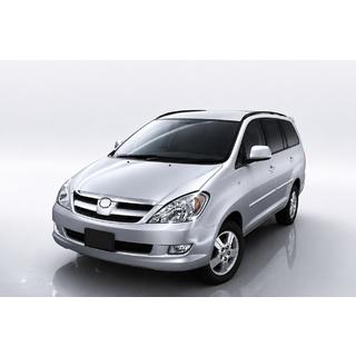 Інтегровані рейлінги чорні OEM (Алюміній) Toyota Innova 2015- рр. фото 1