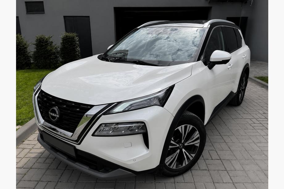 Nissan X-trail T33/Rogue 2022- рр. Інтегровані рейлінги сірі OEM (Алюміній, установка на болти)