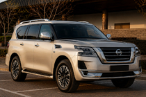 Nissan Armada 2016-2024 рр. Рейлінги сірі (Алюміній) фото 1