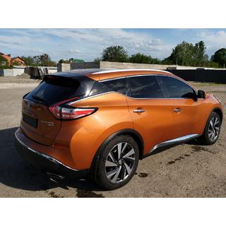 Рейлінги сірі OEM (ABS-пластик, установка на клей) Nissan Murano 2014- рр. фото 2