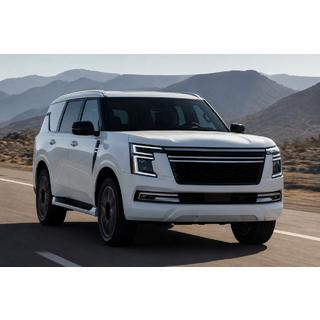 Інтегровані рейлінги сірі OEM (Алюміній) Nissan Patrol Y63 2025- рр. фото 2