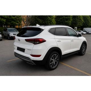 Інтегровані рейлінги чорні OEM (ABS-пластик, установка на клей) Hyundai Tucson TL 2016-2021 рр. фото 1