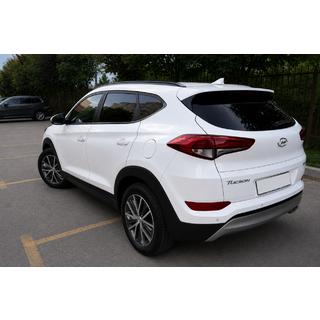 Інтегровані рейлінги чорні OEM (ABS-пластик, установка на клей) Hyundai Tucson TL 2016-2021 рр. фото 3