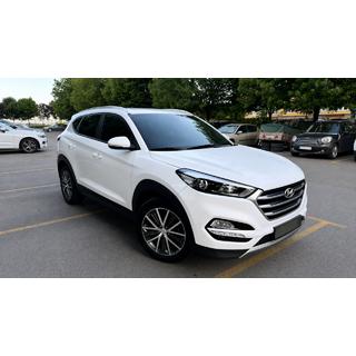 Інтегровані рейлінги сірі OEM (ABS-пластик, установка на клей) Hyundai Tucson TL 2016-2021 рр. фото 2