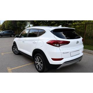 Інтегровані рейлінги сірі OEM (ABS-пластик, установка на клей) Hyundai Tucson TL 2016-2021 рр. фото 3