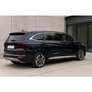 Інтегровані рейлінги сірі OEM (ABS-пластик, установка на клей) Hyundai Custo 2021- рр. фото 2