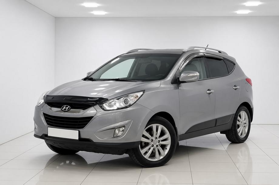 Hyundai IX-35 2010-2015 рр. Рейлінги сірі OEM (Алюміній, установка на клей) Фото 1
