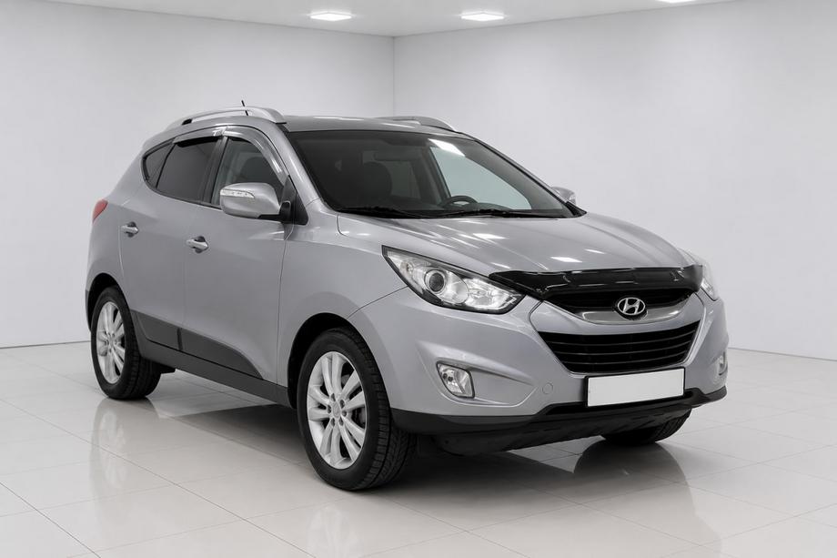 Hyundai IX-35 2010-2015 рр. Рейлінги сірі OEM (Алюміній, установка на клей) Фото 2