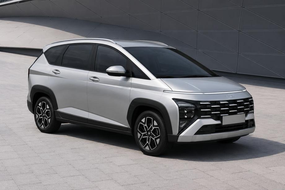 Hyundai Stargazer 2022- рр. Інтегровані рейлінги сірі OEM (Алюміній) Фото 2