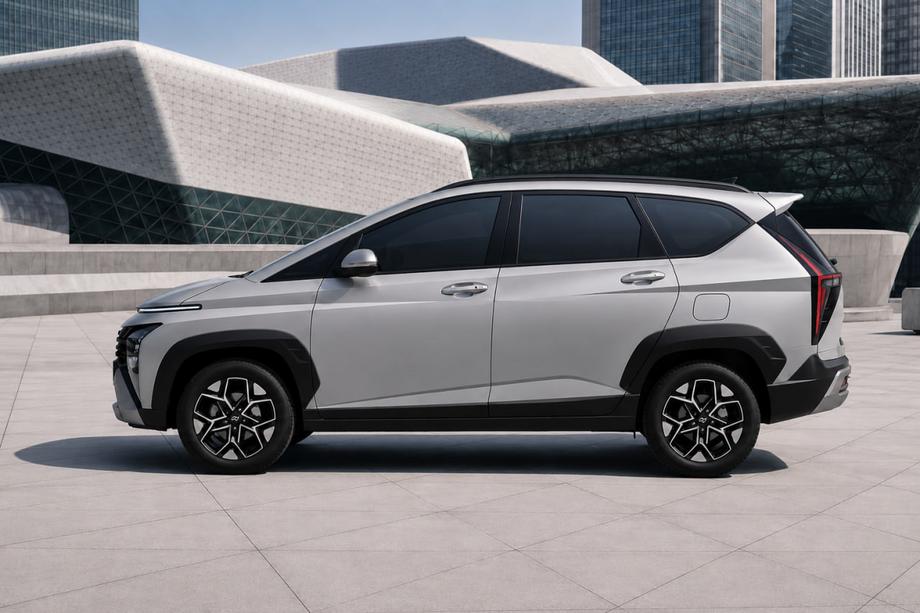 Hyundai Stargazer 2022- рр. Інтегровані рейлінги чорні OEM (Алюміній) Image