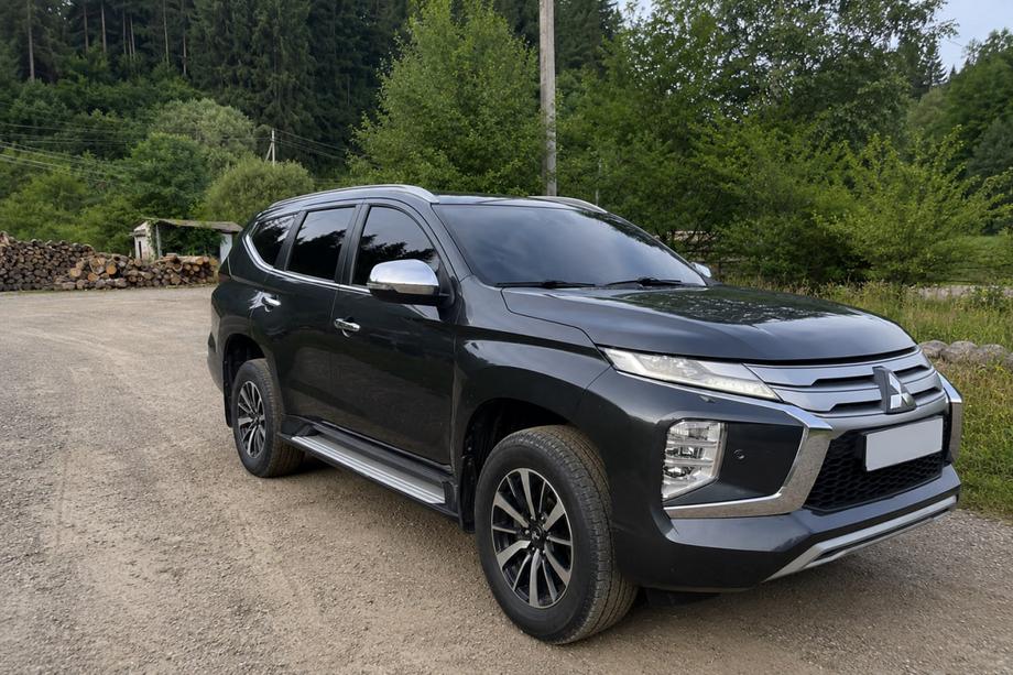 Mitsubishi Pajero Sport 2015- рр. Інтегровані рейлінги сірі OEM (2019-, Алюміній) Фото 2
