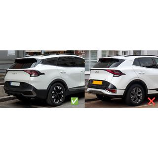 Вітровики з хромованим молдингом Niken (для LWB, 4 шт) Kia Sportage 2021- рр. фото 3