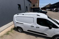Citroen Berlingo/Multispace 2018- рр. Рейлінги хром (турецький дизайн) Long, Металеві ніжки фото 1