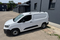 Citroen Berlingo/Multispace 2018- рр. Рейлінги хром (турецький дизайн) Long, Металеві ніжки фото 5