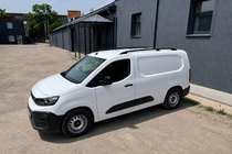 Citroen Berlingo/Multispace 2018- рр. Рейлінги чорні (турецький дизайн) Стандартна, Пластикові ніжки фото 2