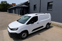 Citroen Berlingo/Multispace 2018- рр. Рейлінги чорні (турецький дизайн) Стандартна, Пластикові ніжки фото 4