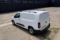 Citroen Berlingo/Multispace 2018- рр. Рейлінги чорні (турецький дизайн) Стандартна, Пластикові ніжки фото 5